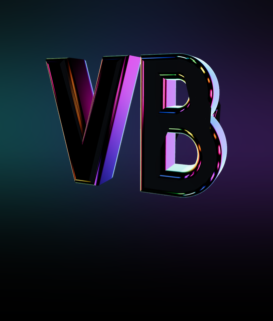 The VB glass monogram