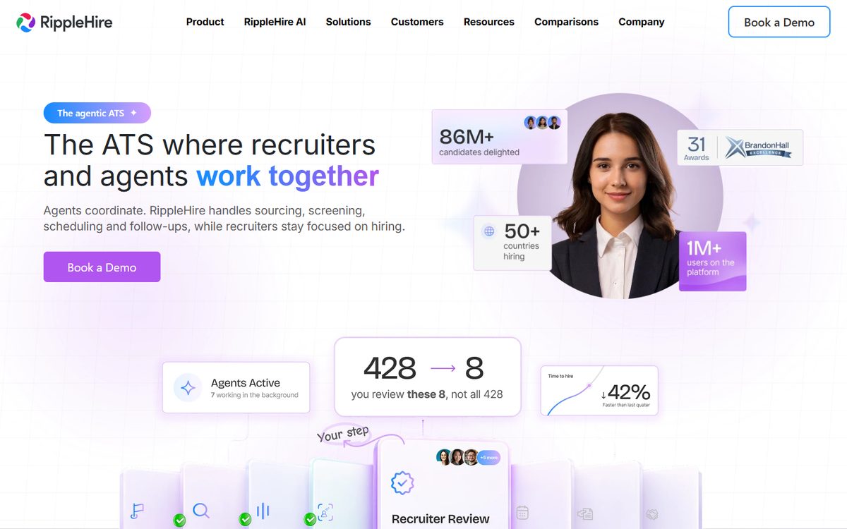 RippleHire website screenshot